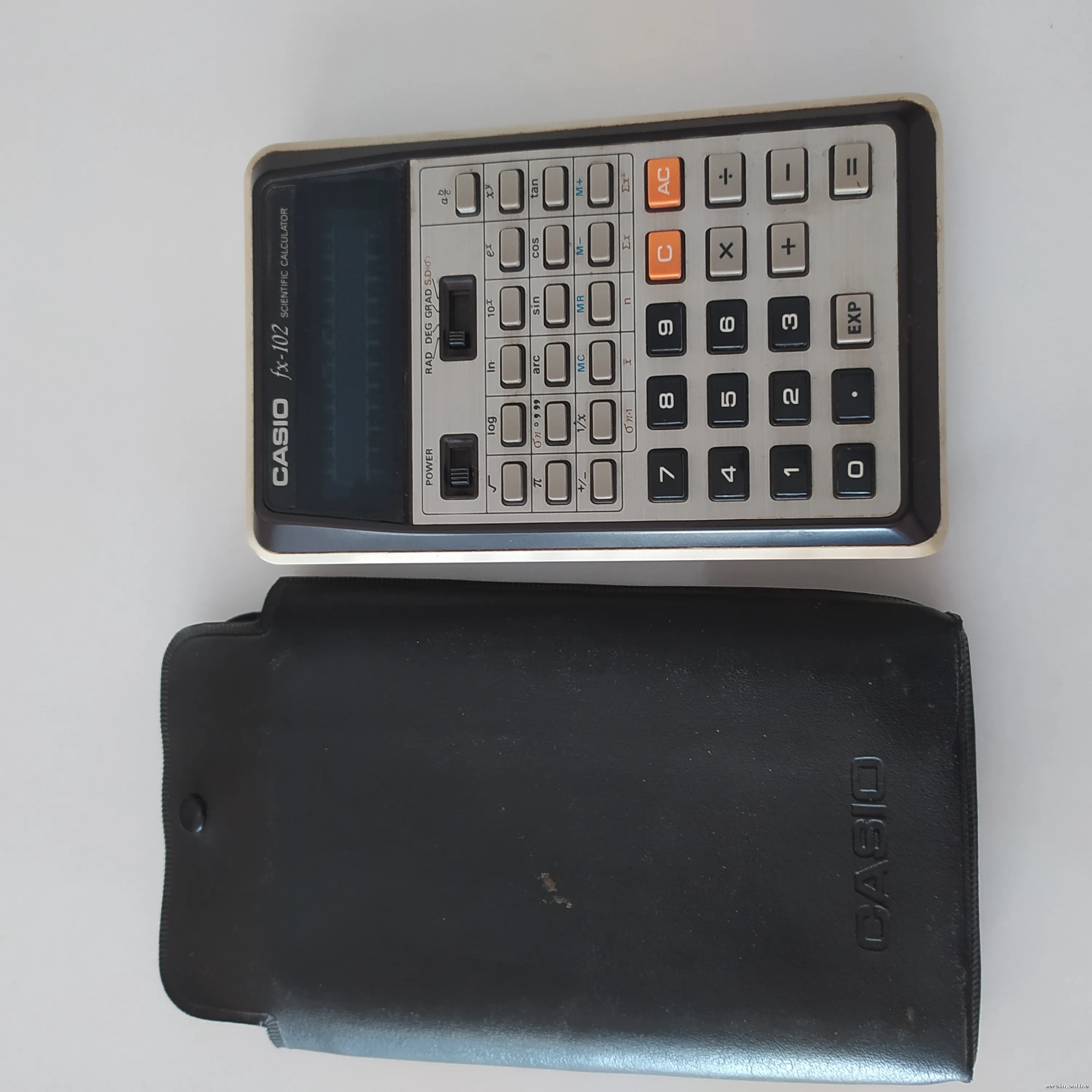 Casio fx-102 vintage hesap makinesi